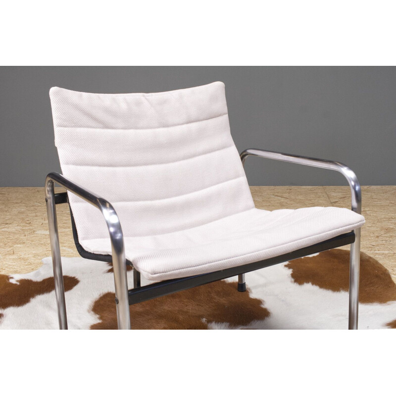 Fauteuil vintage de salon en blanc cassé par Just Meyer pour Kembo, Pays-Bas 1970