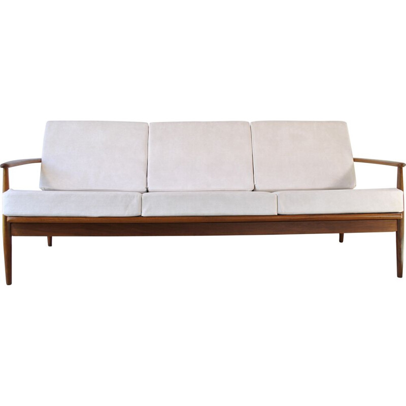 Vintage teak sofa by Grete Jalk, Danish 1960s