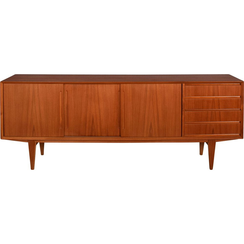 Vintage Teak Svend Long Sideboard, Danish 1960s