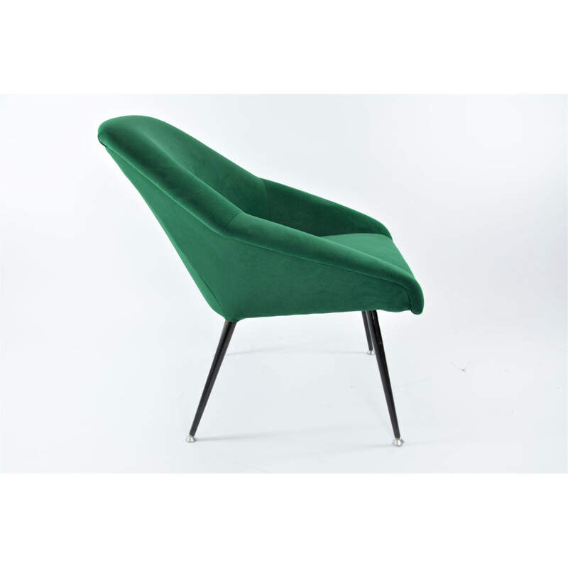 Groene schelp fauteuil 1970