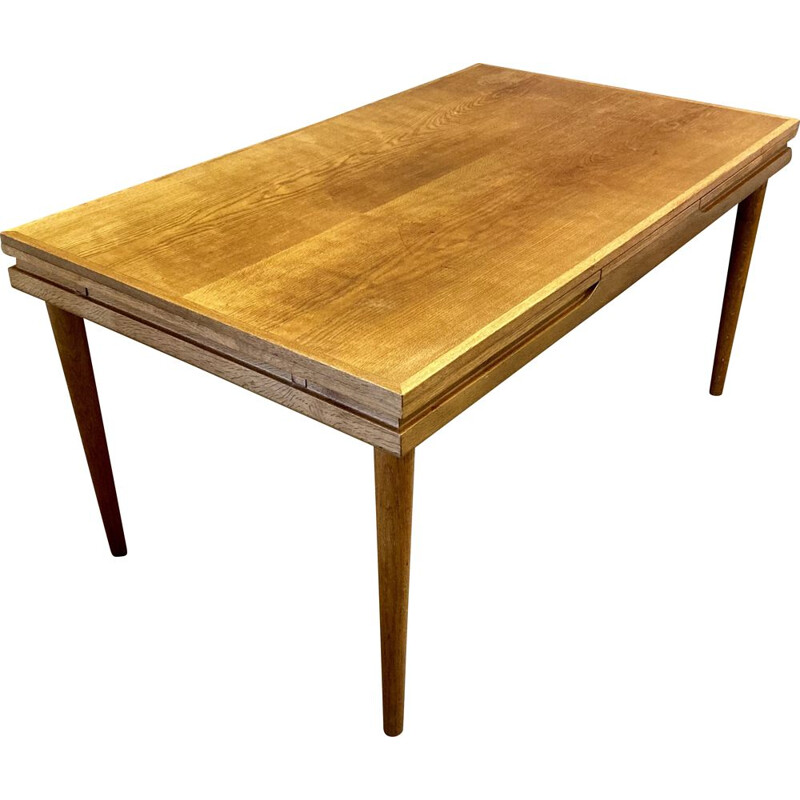 Vintage extendable high table, Scandinavian 1950s