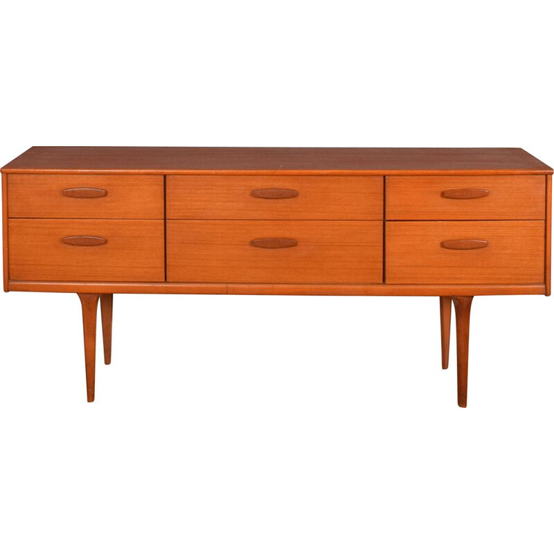 Vintage Teak Short Sideboard By Austinsuite 1960s