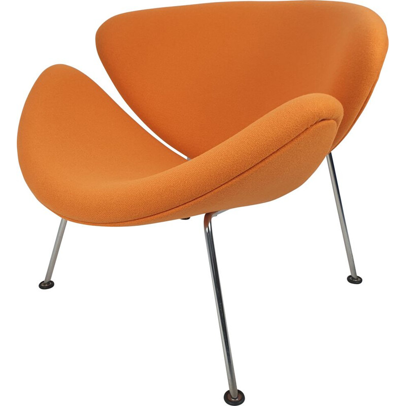 Fauteuil vintage orange slice par Pierre Paulin pour Artifort 1980