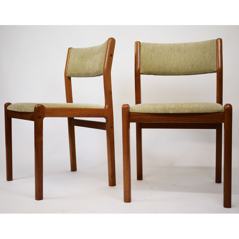 Set of 6 vintage Teak Dining Chairs from J.L. Moller, Danish 1960s
