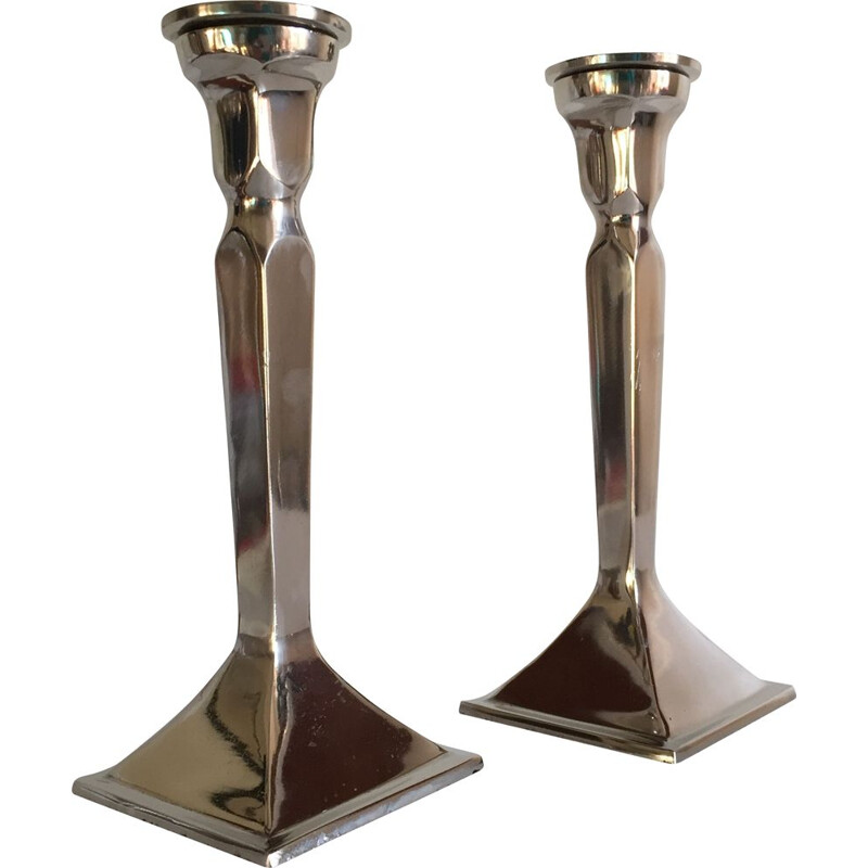 Pair of vintage Neo Classic candle holders