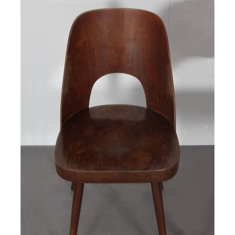 Paire de chaises vintage par Oswald Haerdtl pour Ton, Tchécoslovaquie 1960