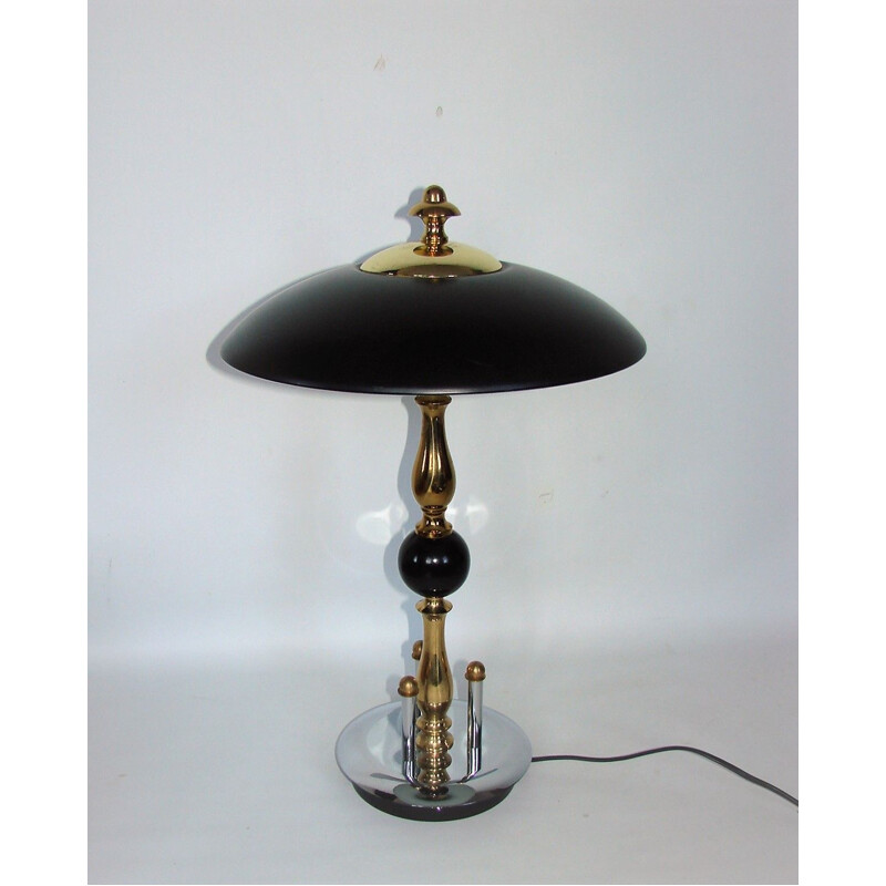 Vintage Art deco table lamp 1970s