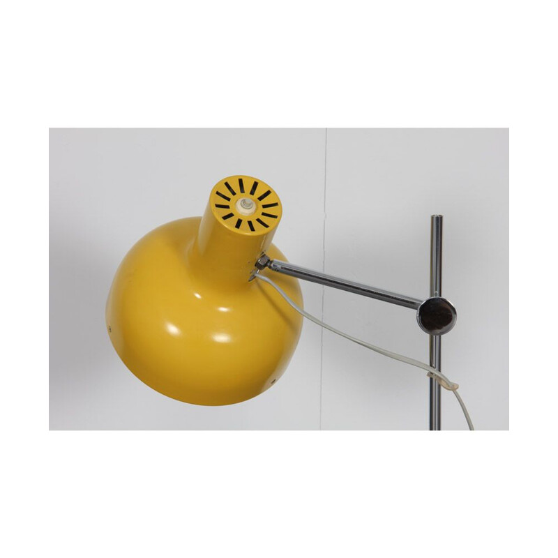 Large vintage yellow lamp by Josef Hurka, Czech Republic 1970s