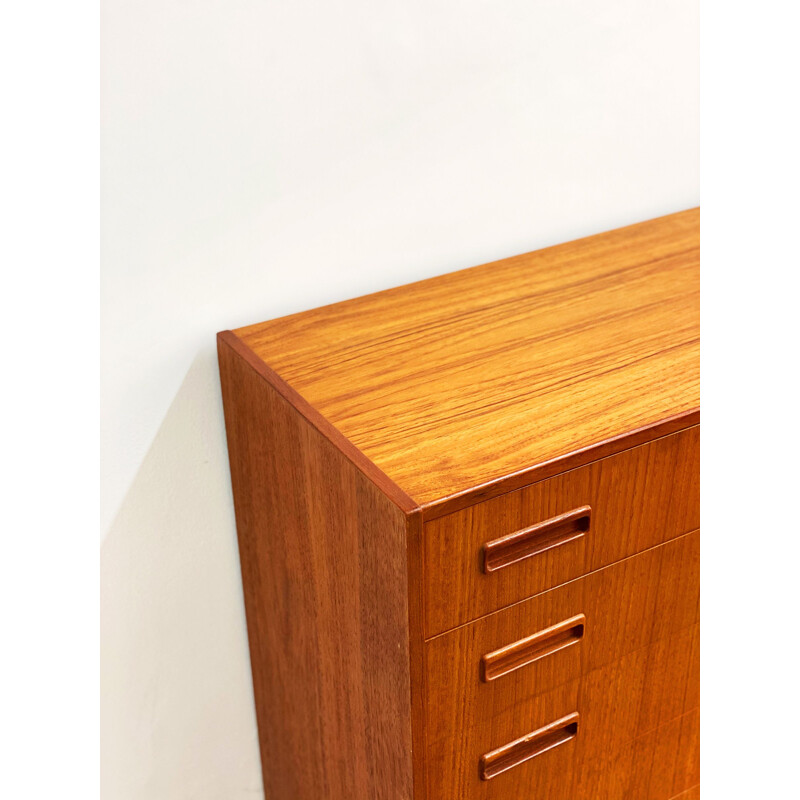 Vintage Teak Chest of Drawers, Danish 1950s