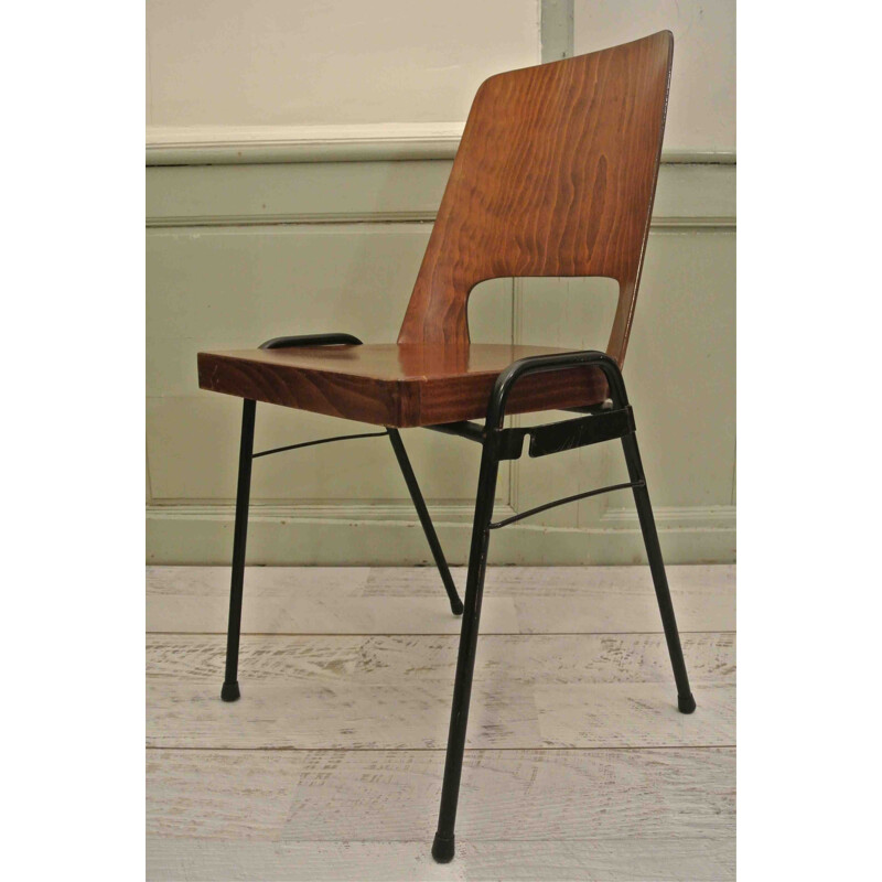 Vintage bentwood chair Baumann 1960s