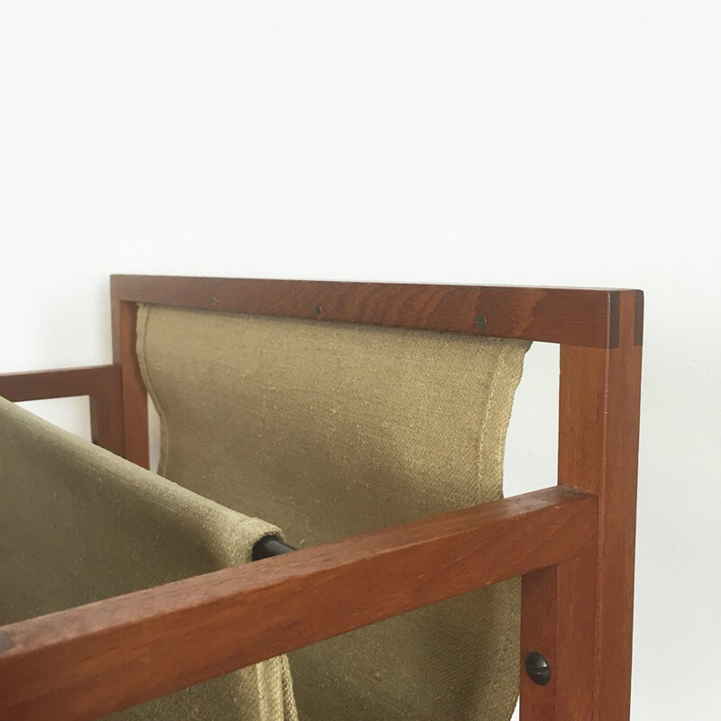 Teak magazine rack, Kai KRISTIANSEN - 1960s