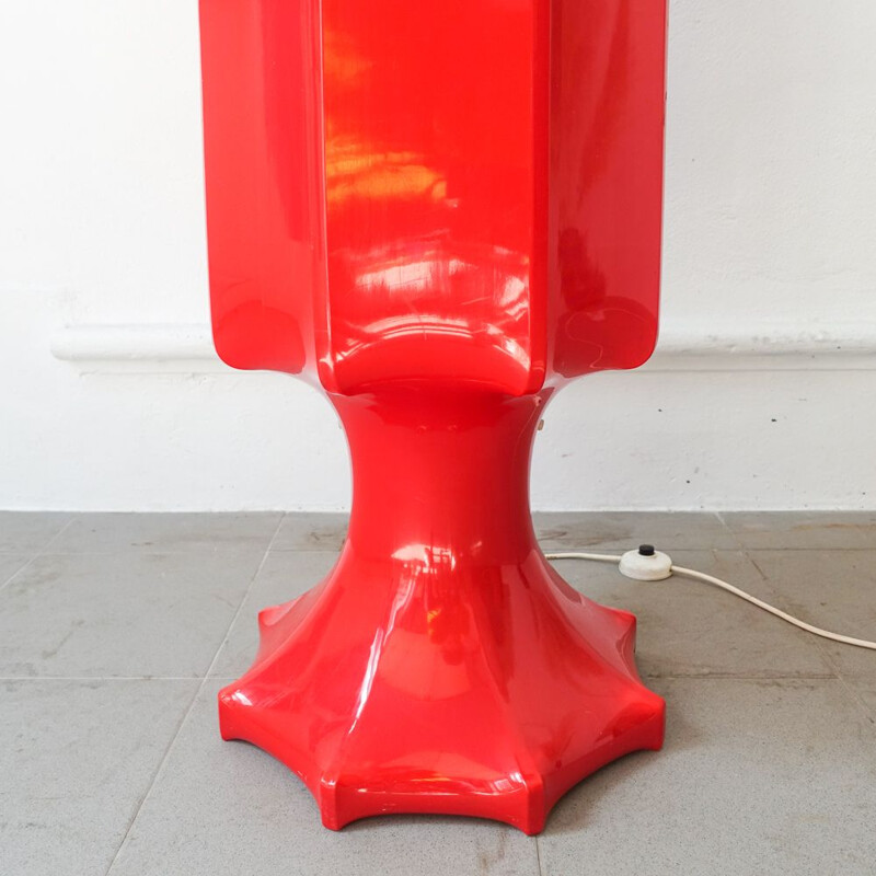 Vintage floor lamp by Ilka Plast 1970