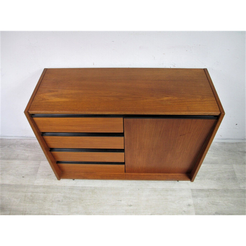 Vintage teak chest of drawers, Germany 1970