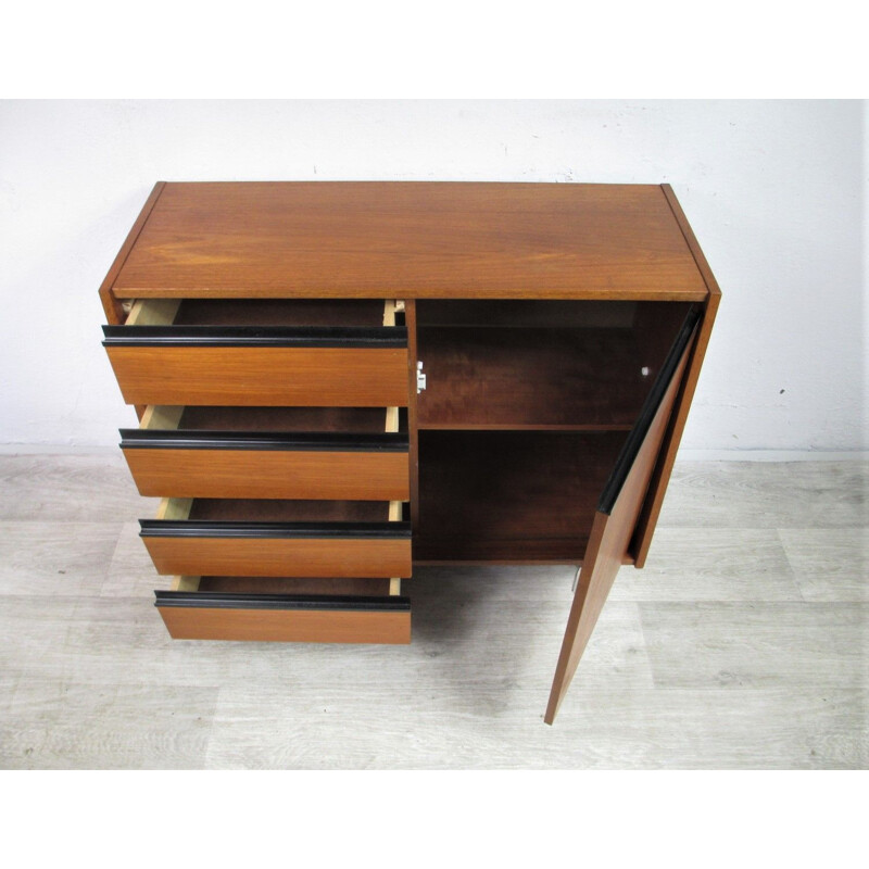 Vintage teak chest of drawers, Germany 1970