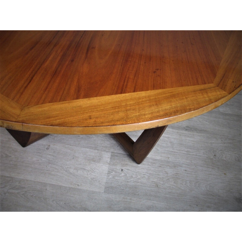 Vintage walnut coffee table by Kondor Mobel Perfektion, Germany 1960