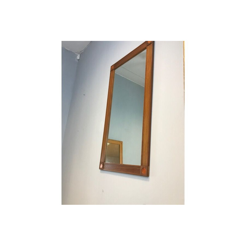 Miroir vintage Ab Nybrofabriken, Scandinave 1960