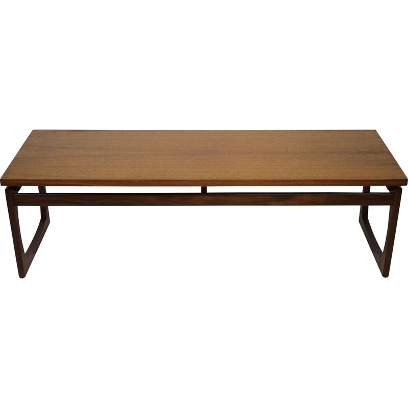 Vintage Rectangular Quadrille Long Teak Side Table by G-Plan 1960s