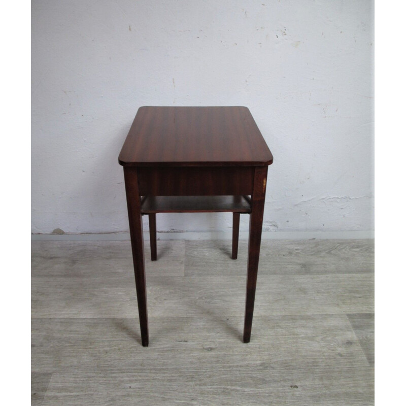 Vintage mahogany side table 1970