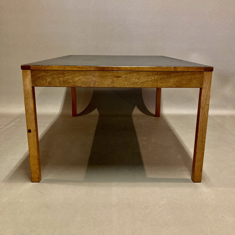 Table basse vintage en teck, Scandinave 1950