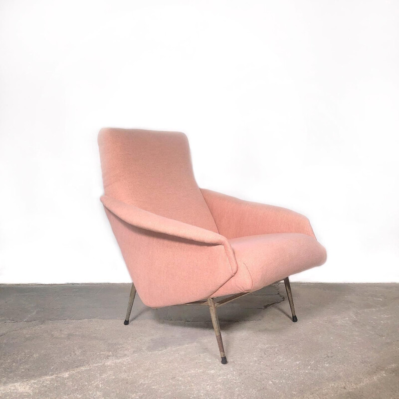 Vintage armchair by Guy Besnard 1950s