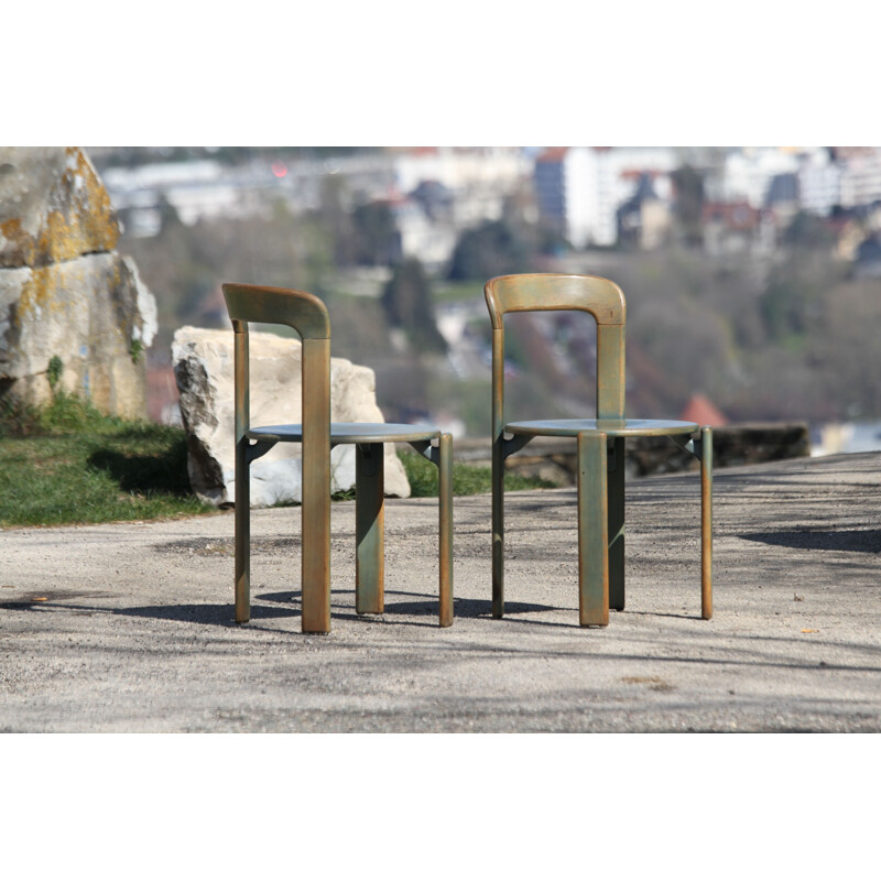 Pair of vintage chairs by Bruno Rey for Dietiker