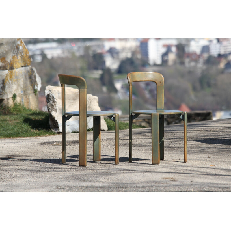 Paire de chaises vintage de Bruno Rey pour Dietiker