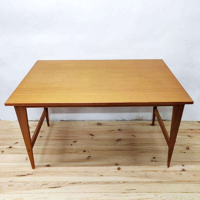 Mesa de teca vintage de Poul Cadovius 1950