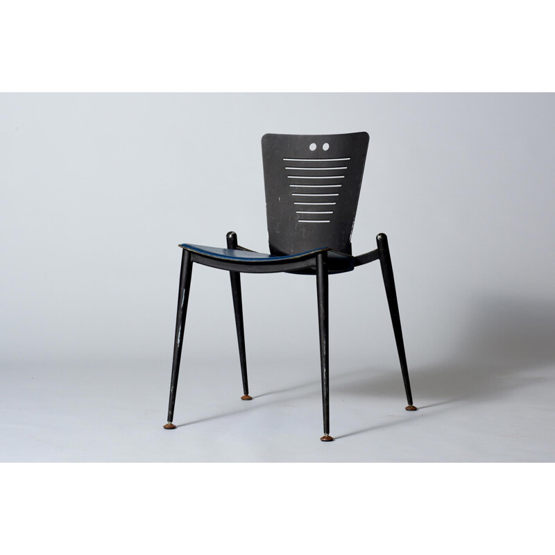 Ensemble de 4 chaises vintage par Ronald Cecil Sportes pour Tecno, Allemagne