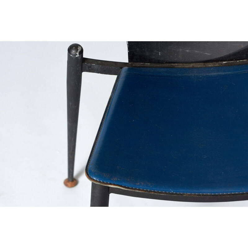 Juego de 4 sillas vintage de Ronald Cecil Sportes para Tecno, Alemania
