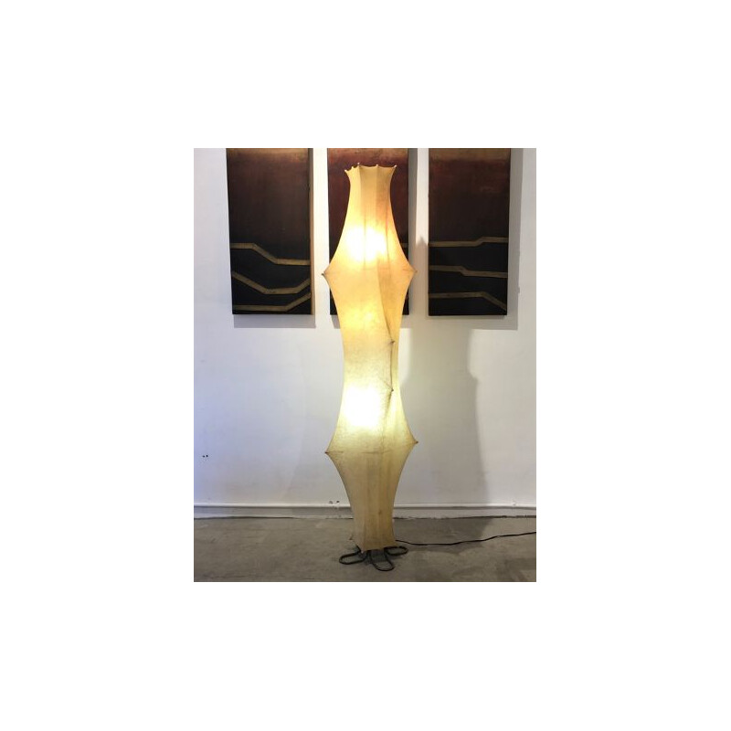 Vintage Fantasma floor lamp by Tobia Scarpa 1970s