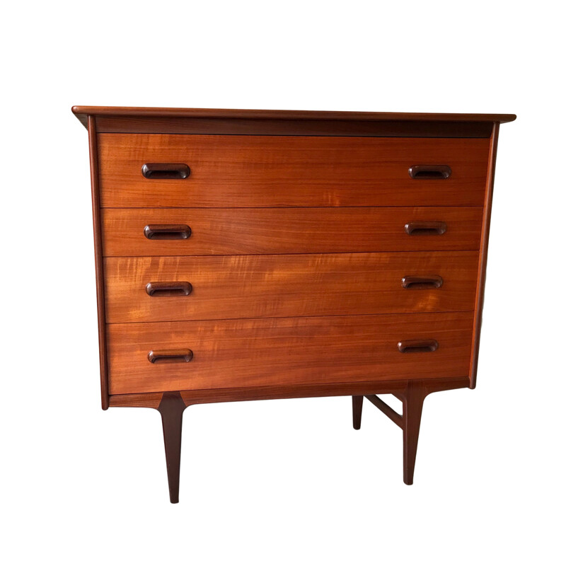 Vintage Teak and Afromosia Chest of Drawers Modern A. Younger Codan