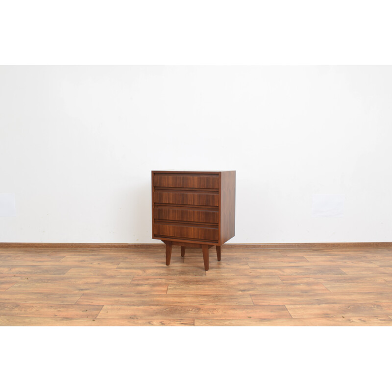 Vintage Walnut Chest of Drawers from Friedrich Fandwehr Möbelfabrik, German 1950s