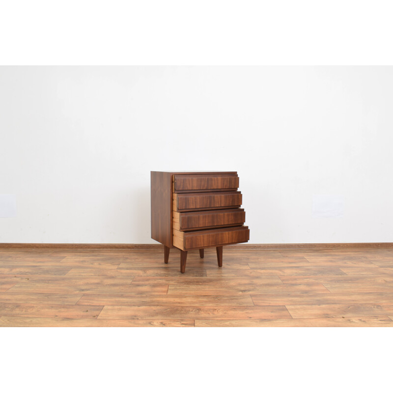 Vintage Walnut Chest of Drawers from Friedrich Fandwehr Möbelfabrik, German 1950s