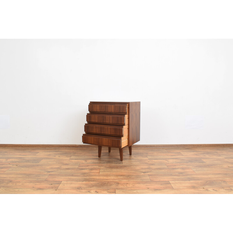 Vintage Walnut Chest of Drawers from Friedrich Fandwehr Möbelfabrik, German 1950s