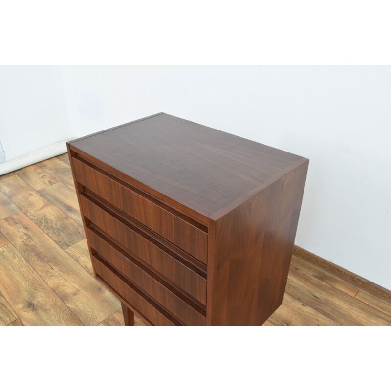 Vintage Walnut Chest of Drawers from Friedrich Fandwehr Möbelfabrik, German 1950s