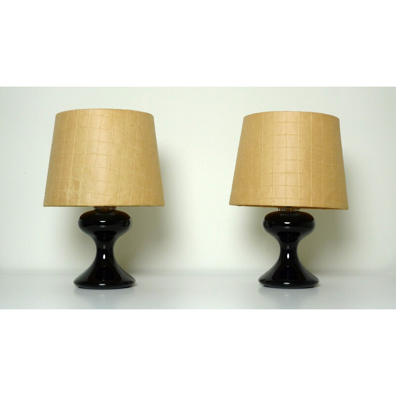 Pair of "ML1" table lamps, Ingo MAURER - 1960s