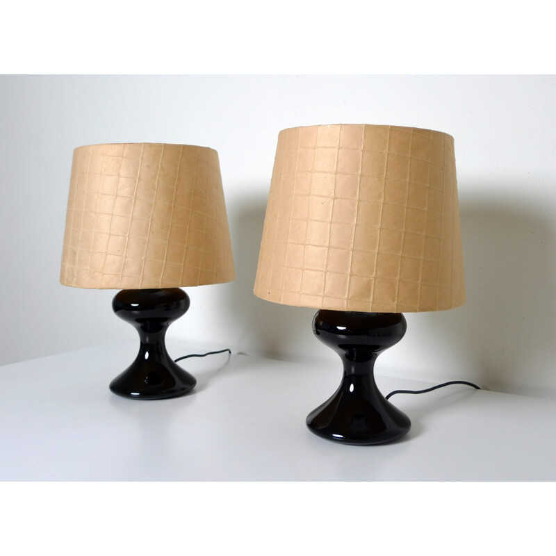 Pair of "ML1" table lamps, Ingo MAURER - 1960s