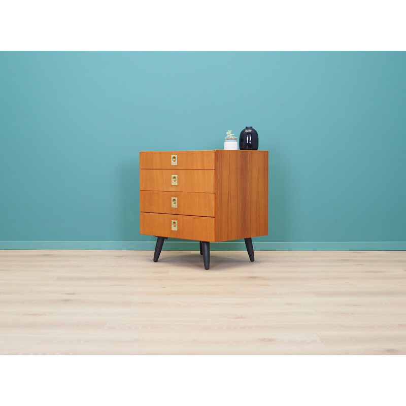 Vintage ash wood chest by ÆJM Mobler, Denmark 1970