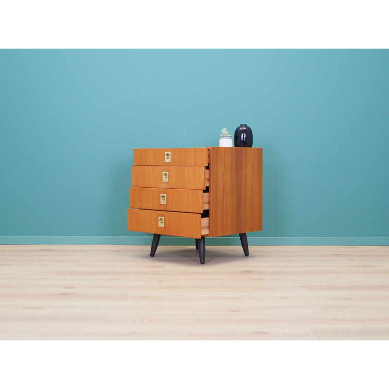 Vintage ash wood chest by ÆJM Mobler, Denmark 1970