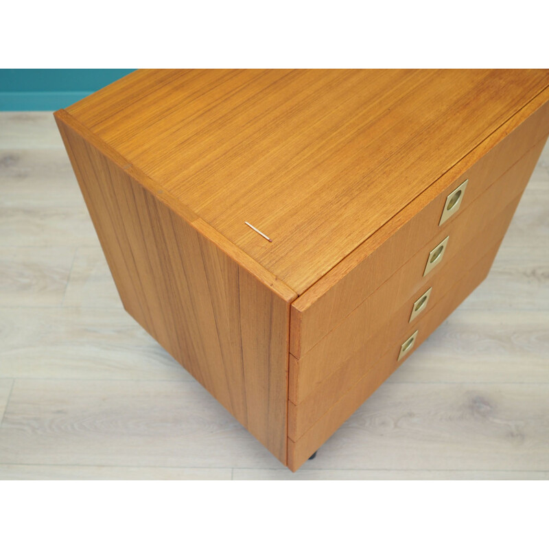 Vintage ash wood chest by ÆJM Mobler, Denmark 1970