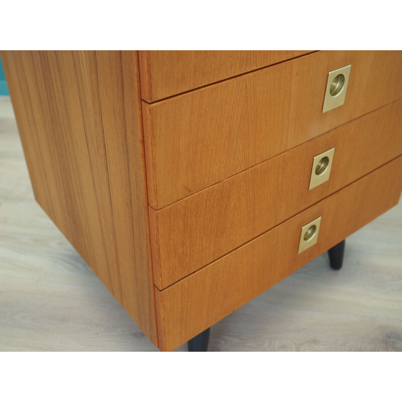 Vintage ash wood chest by ÆJM Mobler, Denmark 1970