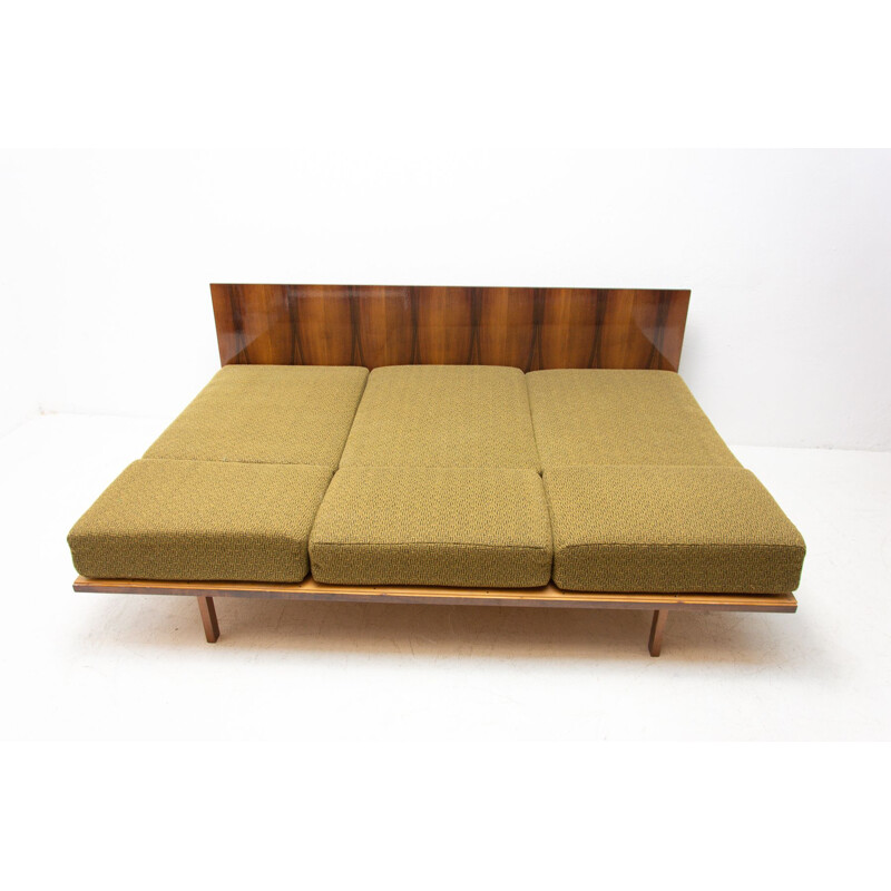Vintage folding sofa, Czechoslovakia 1960s