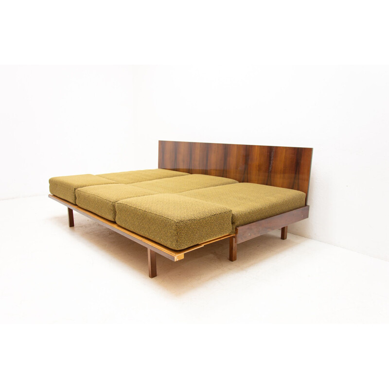 Vintage folding sofa, Czechoslovakia 1960s