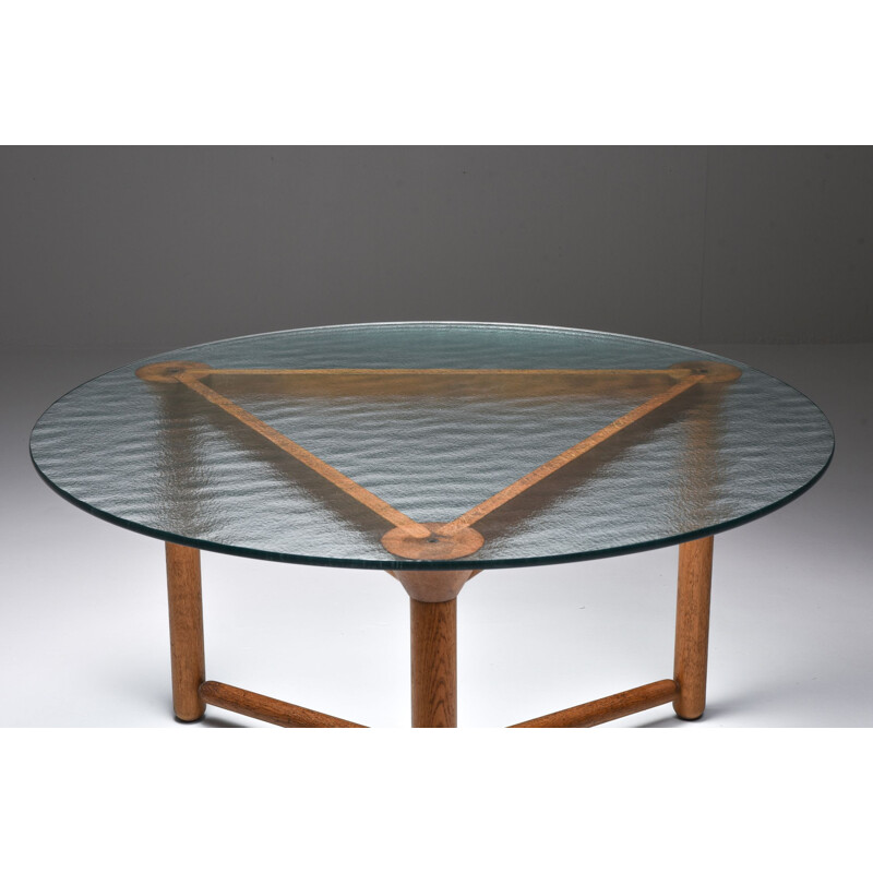 Table vintage en bois de Vico Magistretti pour Rosenthal, Italie 1980