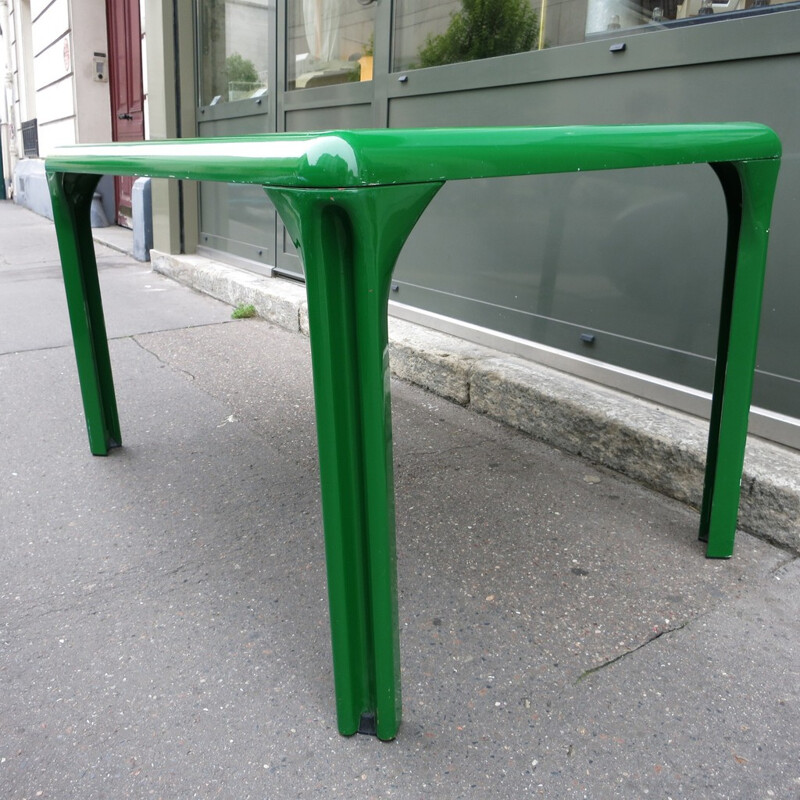 Vintage green "Stadio 120" table, Vico MAGISTRETTI - 1970s