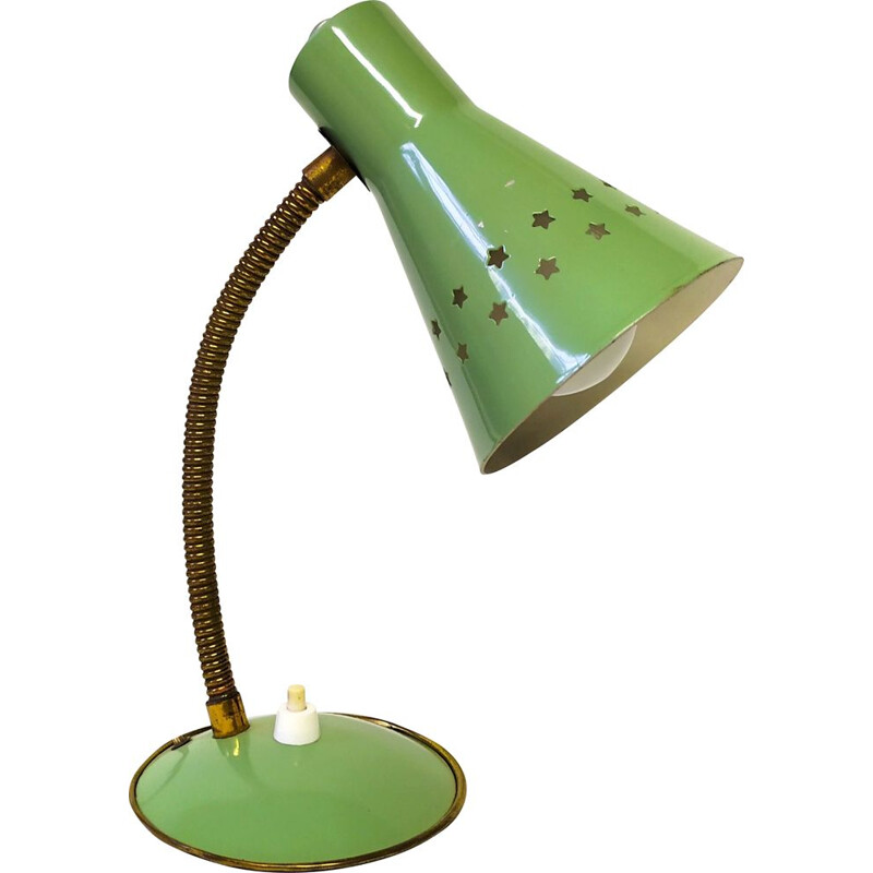 Lámpara de escritorio vintage Little Stars de Angelo Lelli para Arredoluce 1950