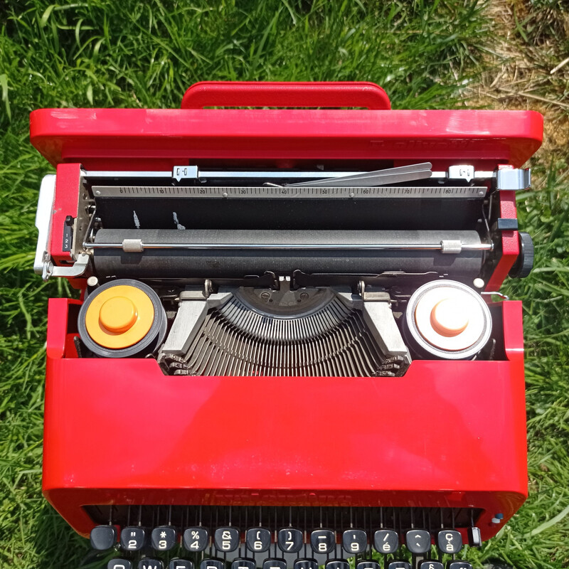 Sotsassss Olivetti vintage valentine Schreibmaschine, 1970