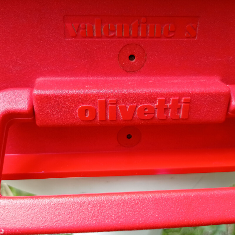 Olivetti vintage valentine typewriter by Sotsassss, 1970