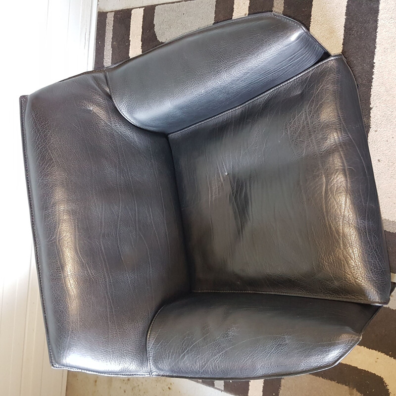 Vintage armchair CAB 415 by Mario Bellini by Cassina 1980s