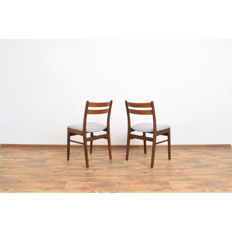 Set of 4 vintage Teak Dining Chairs, Danish 1960s